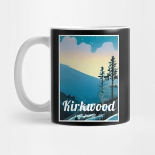 Kirkwood Lake Tahoe California ski Mug